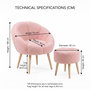 Atelier Del Sofa Lida - Pink
